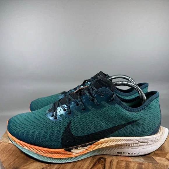 Nike Ekiden Zoom Pack Pegasus Turbo 2 Sneakers Mens 9.5 Neptune Green CN6928-300 - Picture 3 of 8
